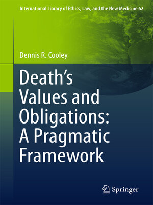 cover image of Death's Values and Obligations